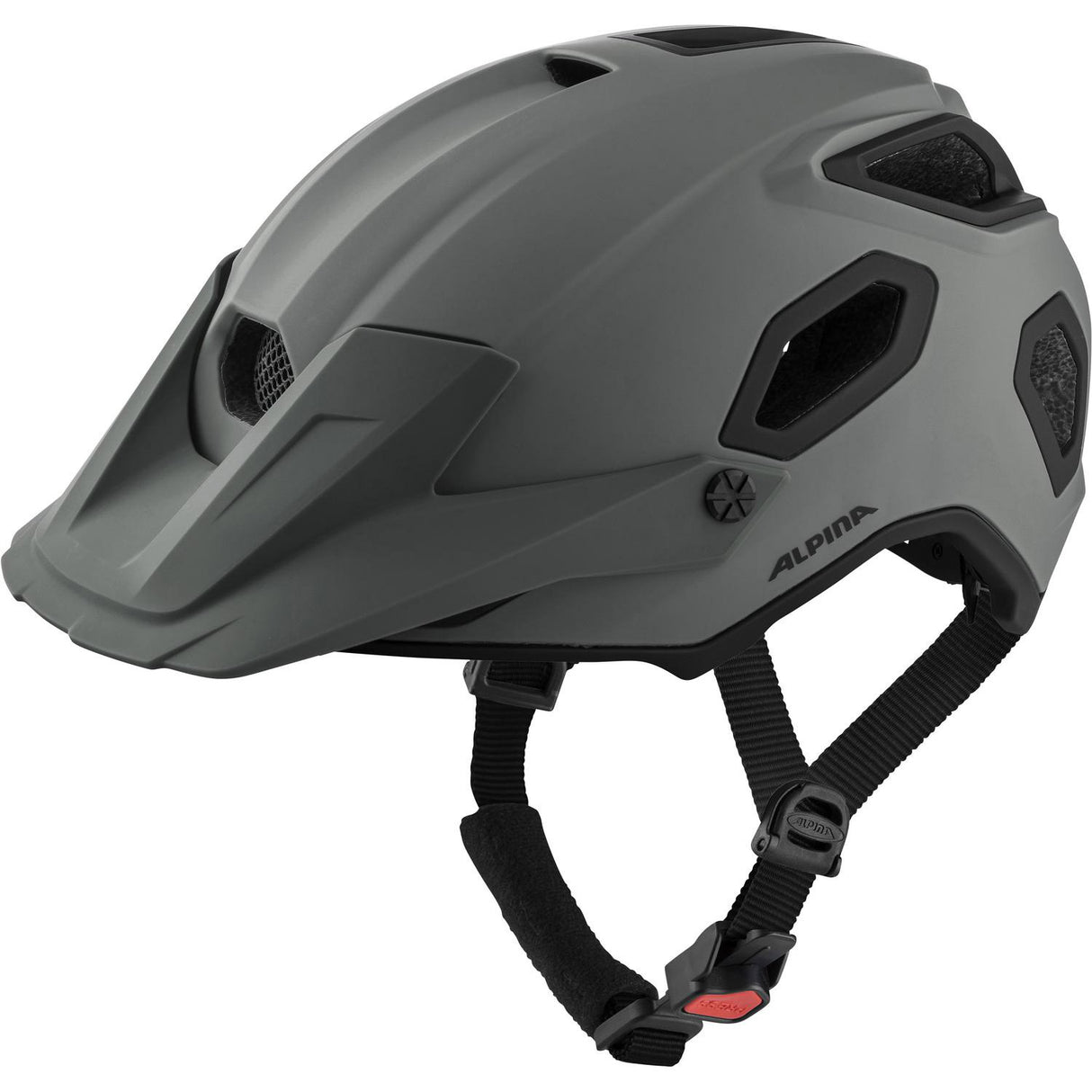 Alpina sports mtb hjelm comox 52-57 mat grå