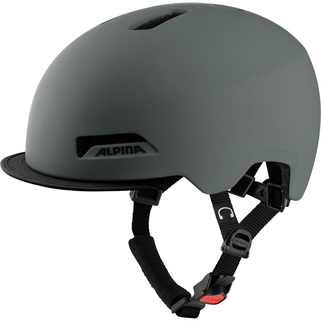 Alpina sports urban hjelm brooklyn 52-57 mat grå