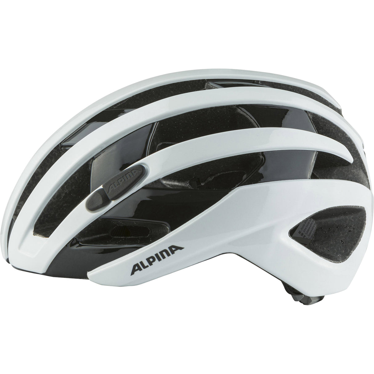 Alpina sports racing hjelm ravel 51-56 blank hvid
