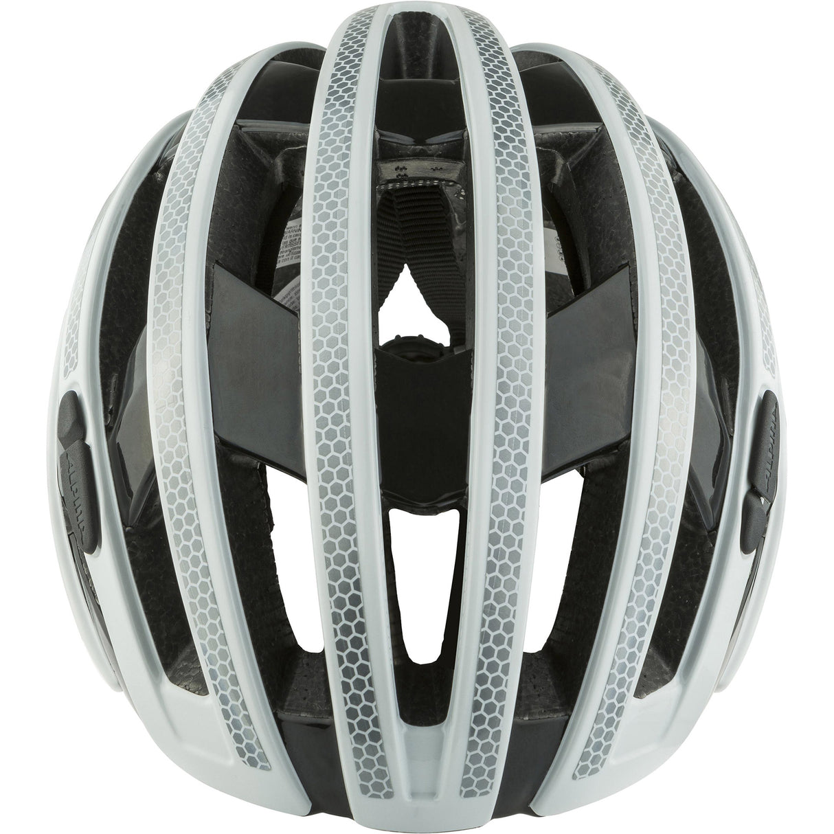 Alpina sports racing hjelm ravel reflekterende 55-59 glans hvid