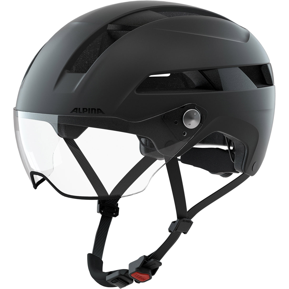 Olympisk sportsbeklædning Sports Urban Helmet Soho Visor 55-59 Matt Black
