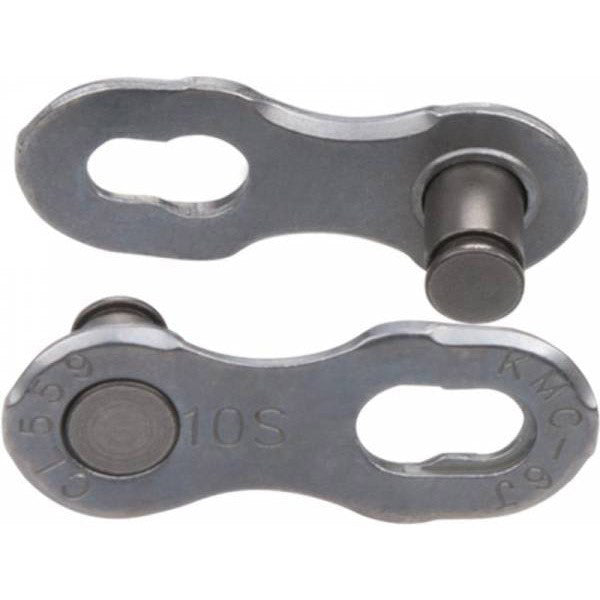 KMC MissingLink X10 R Silver EPT - 10 Speed Bicycle Chain - 40 stykker
