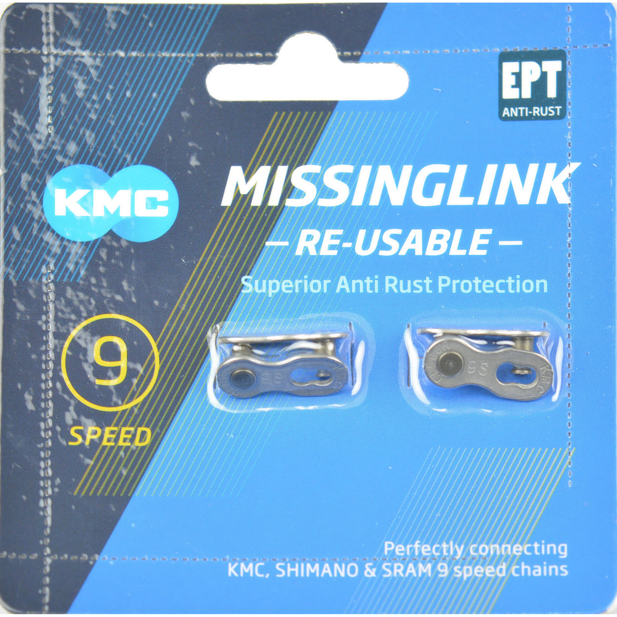 KMC Chain Link X9 1 2x11 128 - Sølv