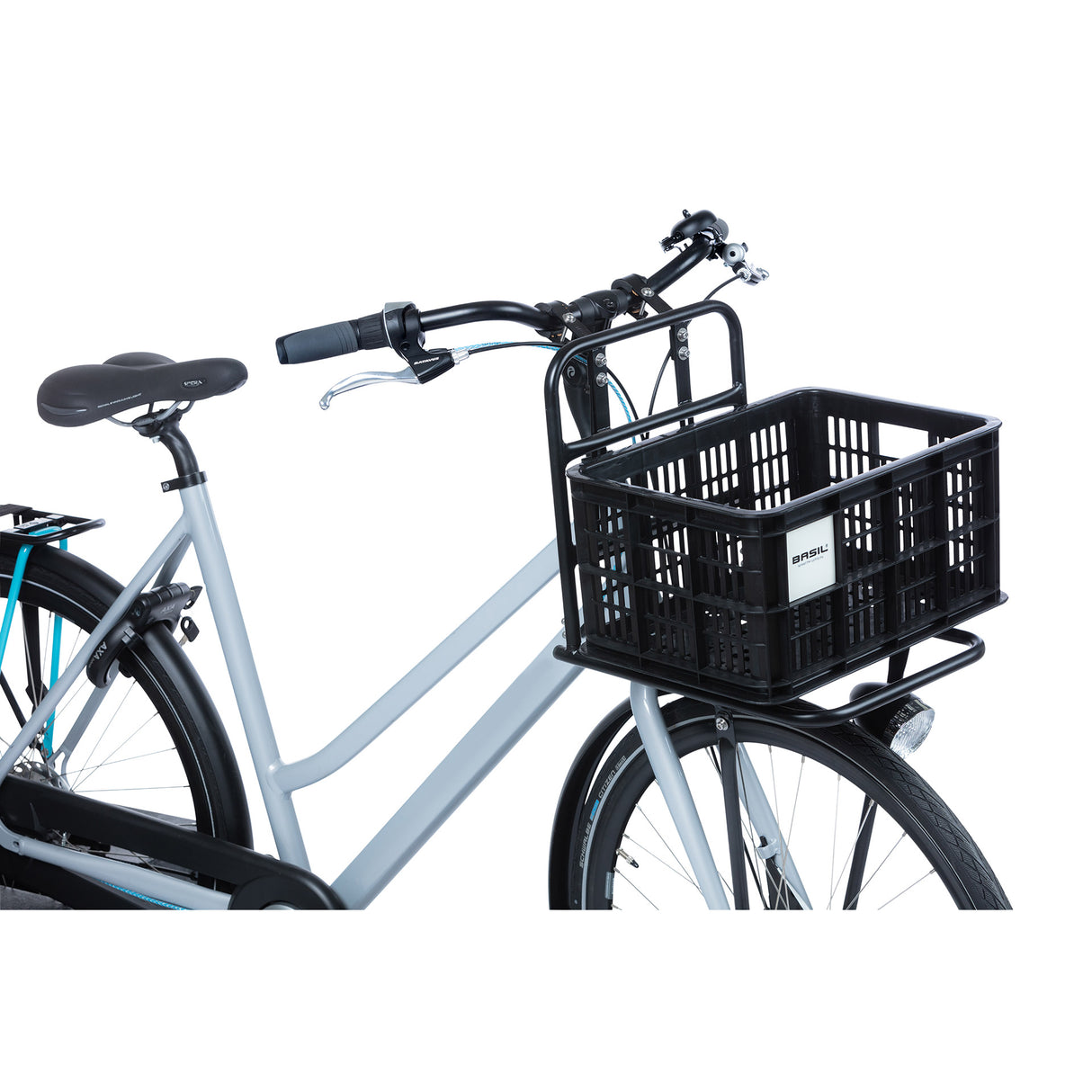 Basil Fietskrat S - Small - 17,5 liter - sort