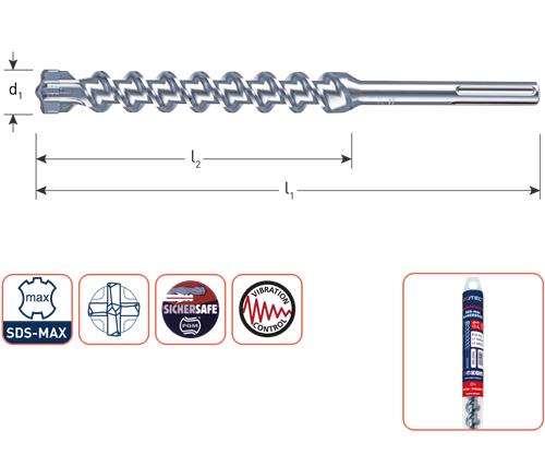 Rotec sds max bor 550 670 28mm