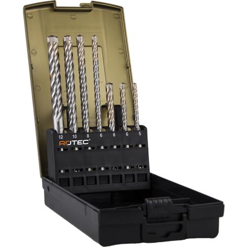 Rotec boresæt 7-delt SDS+ 5-12mm