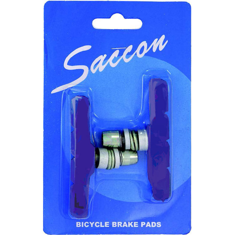 Saccon Brake Pad Set e-cykel 70 mm blå