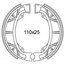 NewFren Brake Segment Set GF1043 Honda Peugeot -Scooter