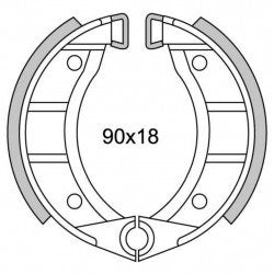 NewFren Brake -segment GF0151 CIAO, SI Ø90MM for (Spaakwiel)