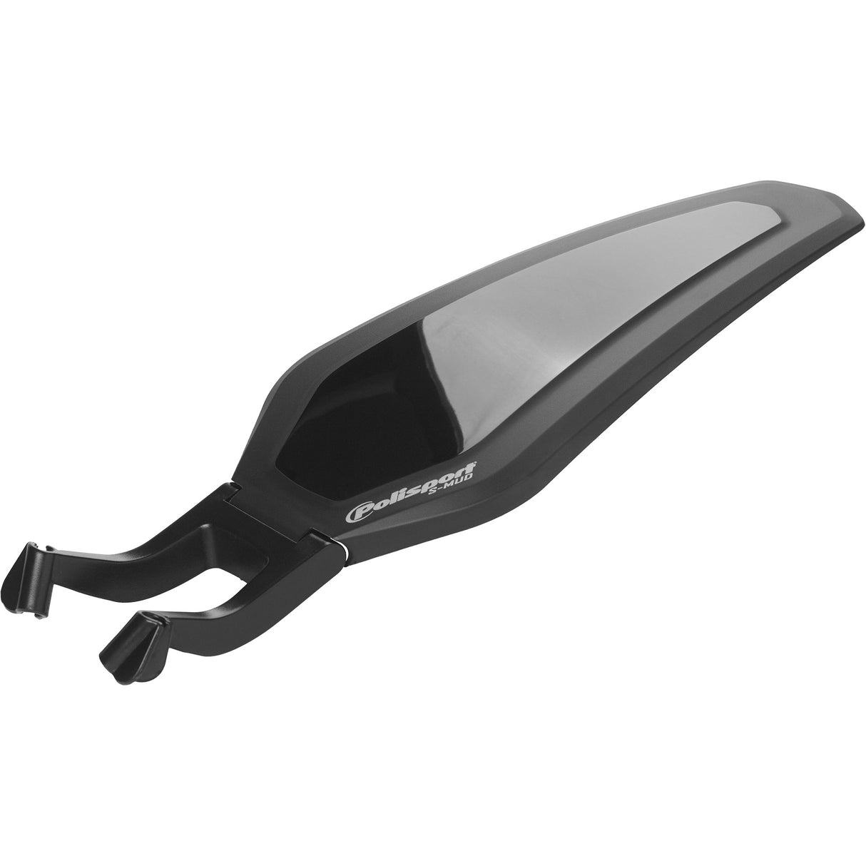 Polisport stænkskærm s-mudder bag clip-on skærm polisp.mtb 380mm 124mm