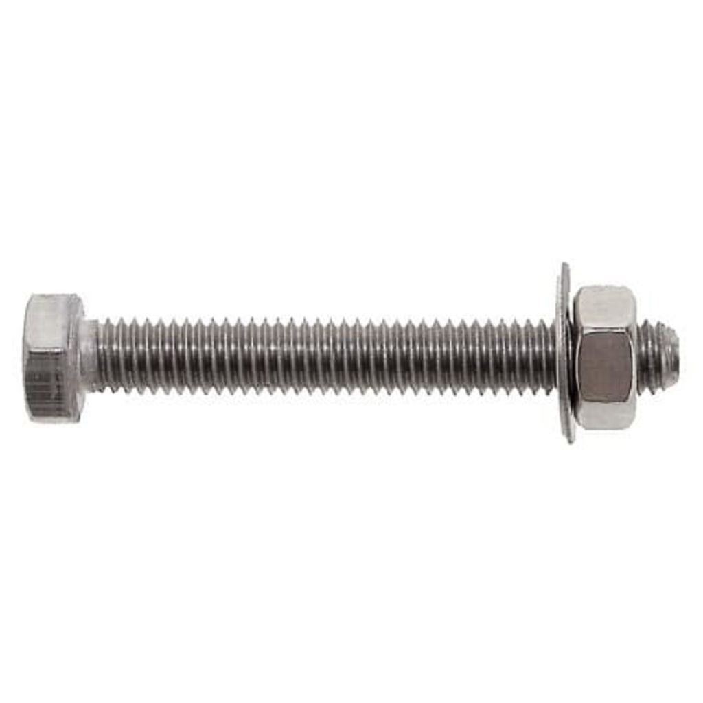 Bofix Fork-Crown Bolt Rustfrit stål M6-40 Komplet (10.)