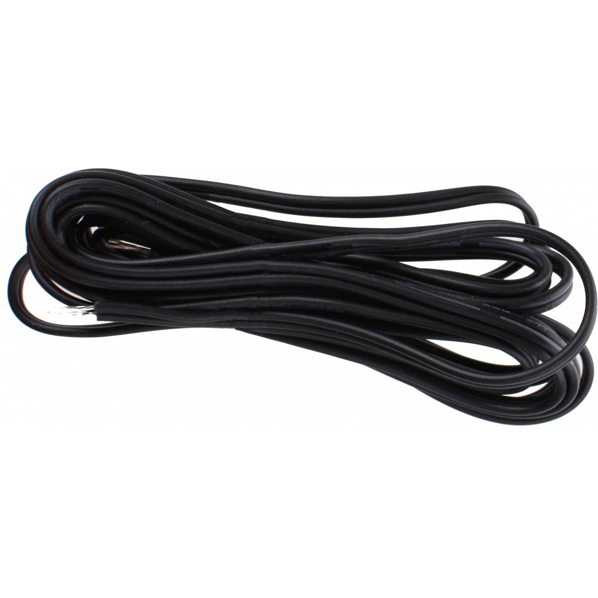belysning ledning 2-core 210 cm sort