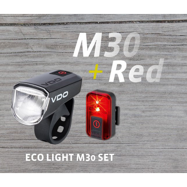 Lyssæt VDO Eco Light M30 USB + RØD USB