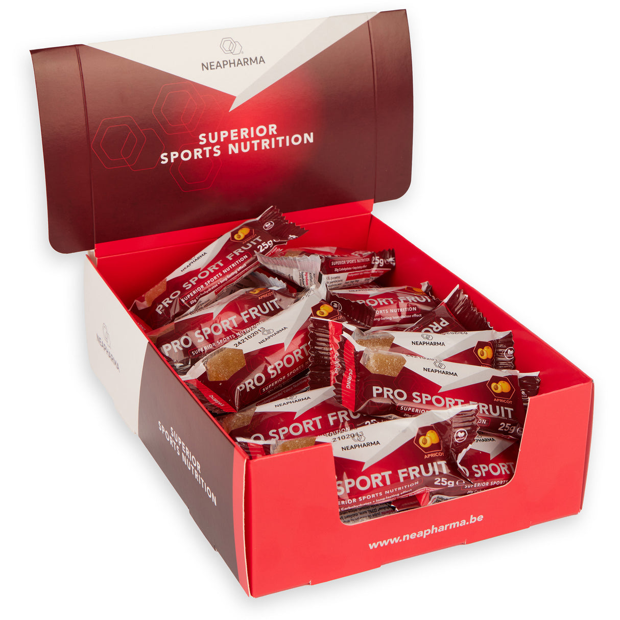 NEAPHARMA REEP PRO SPORT Frute Abrikous Display (40st)