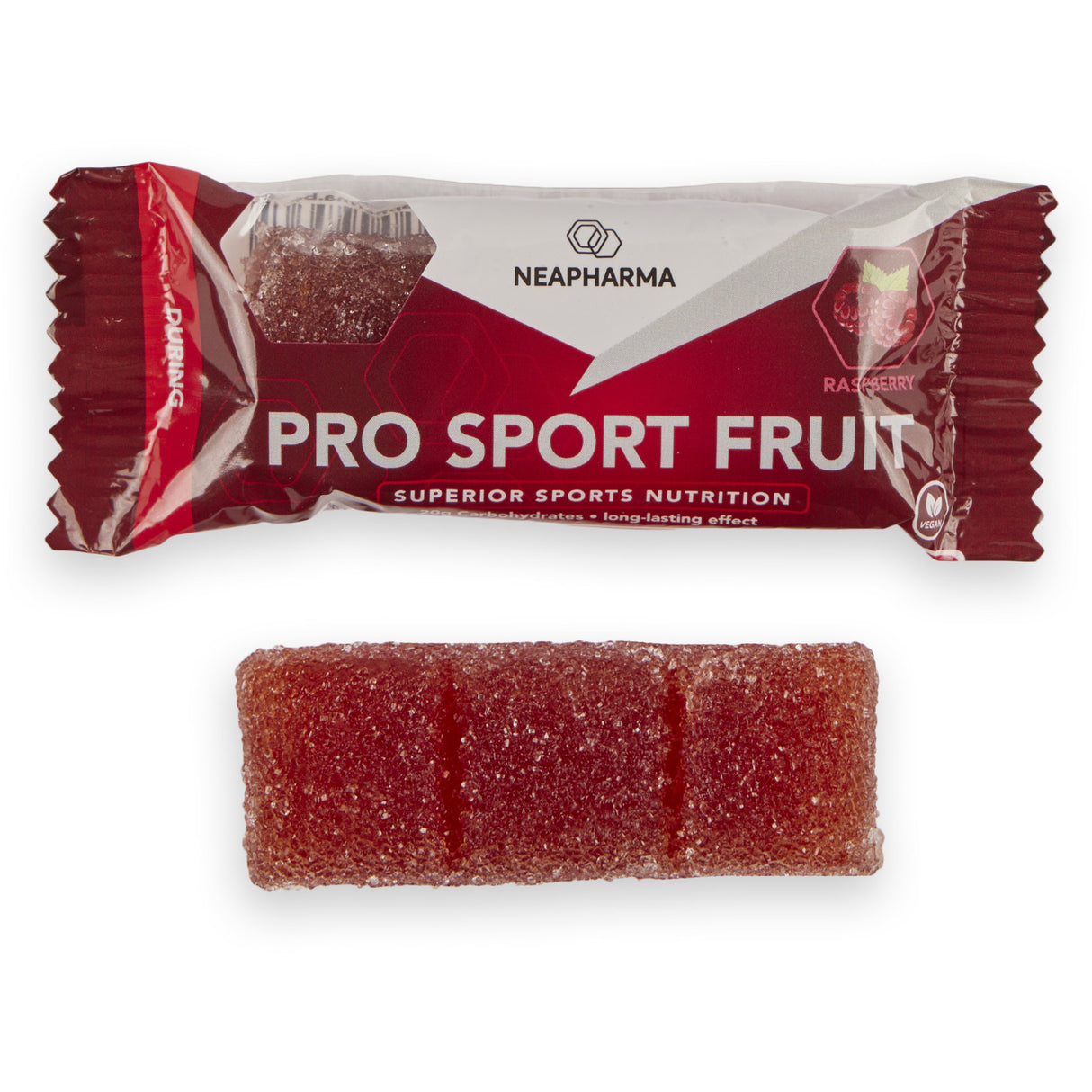 Neapharma bar pro sport frugt hindbær display (40 stk)