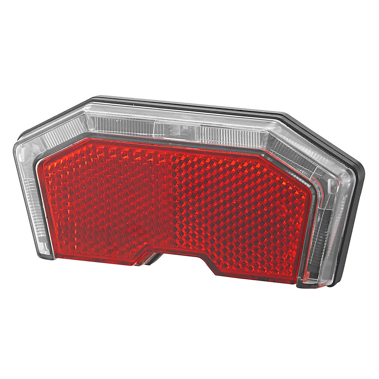 Union baglygte elcykel (6-15v) 3xLED lys. 50+80 mm