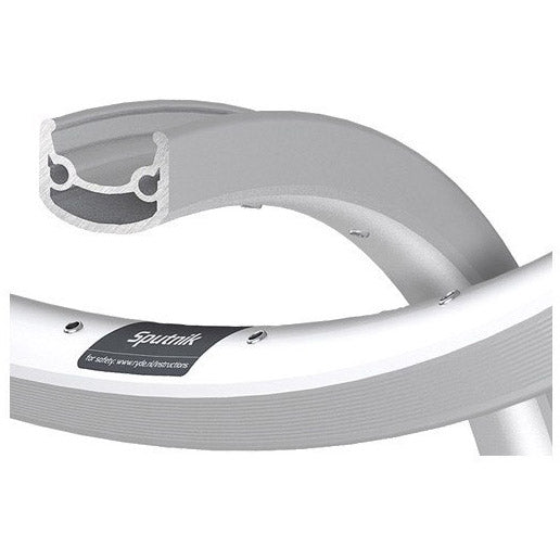 Ryde fælg sputnik refleks 28 622 36g 14g cnc alu sølv