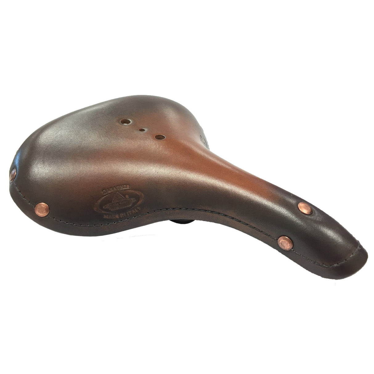 Selle Monte Grappa Monte Grappa Saddle Old Frontiers Classic Leather D-Bruin