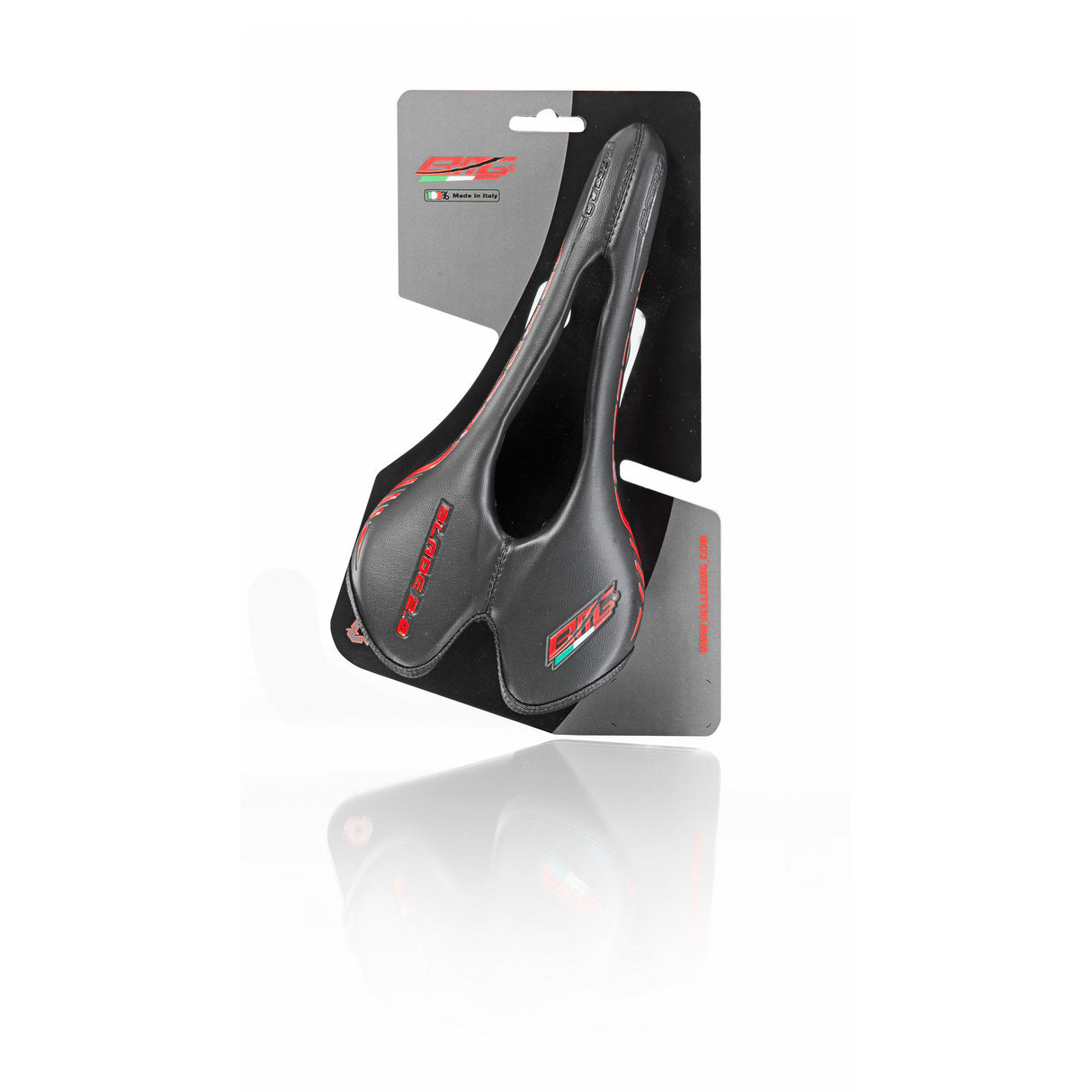 Selle Monte Grappa Monte Grappa Saddle BMG Blade 2.0 Sort rød