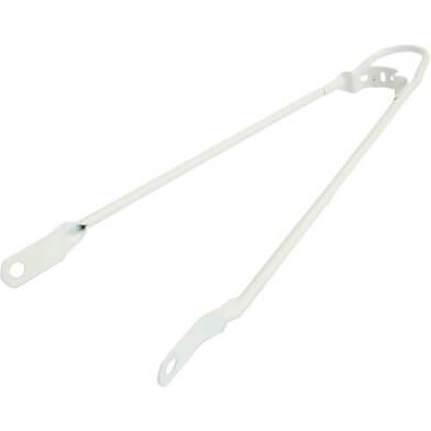 Satplate stang kofanger 28sp hvid