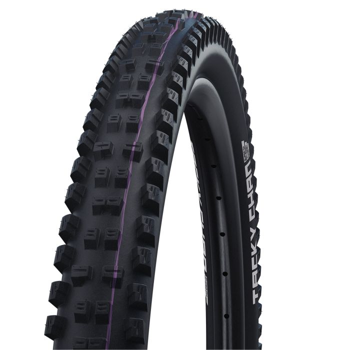 Schwalbe tacky chan - tle - addix ultra soft - super downhill - 27,5x2,40 - sort