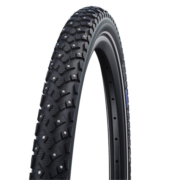 Schwalbe marathon winter plus - kablet - vinter - smartguard - 26x2,15 - sort + refleks