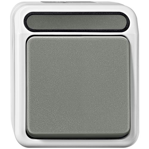 Merten switch 2-polet overflademonteret wd ip44
