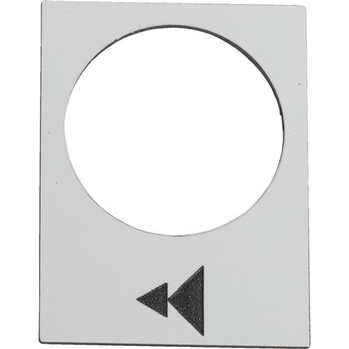 Harmoni label sort 2xsort pil op | 10 stk