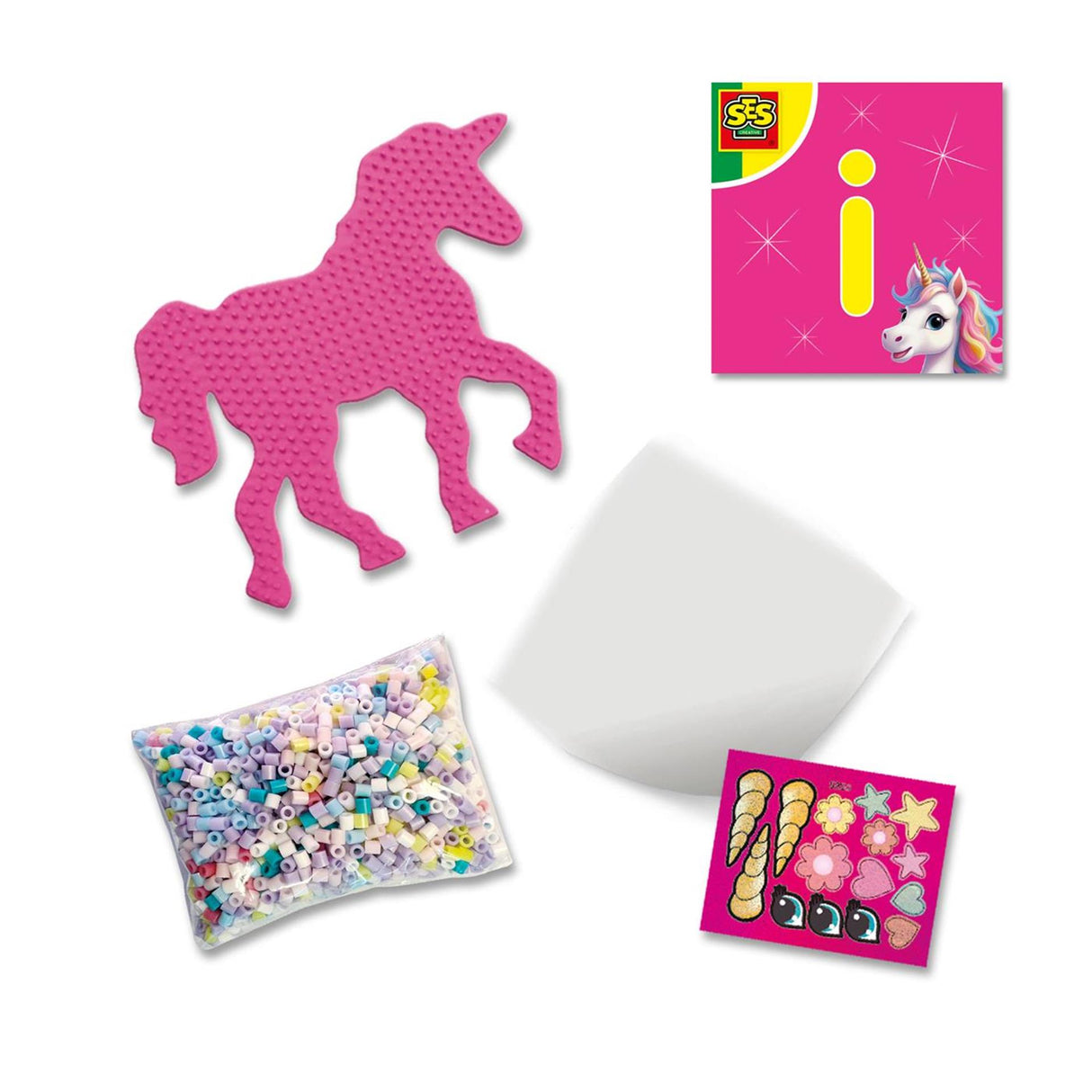 Ses enhjørning - jern på perler