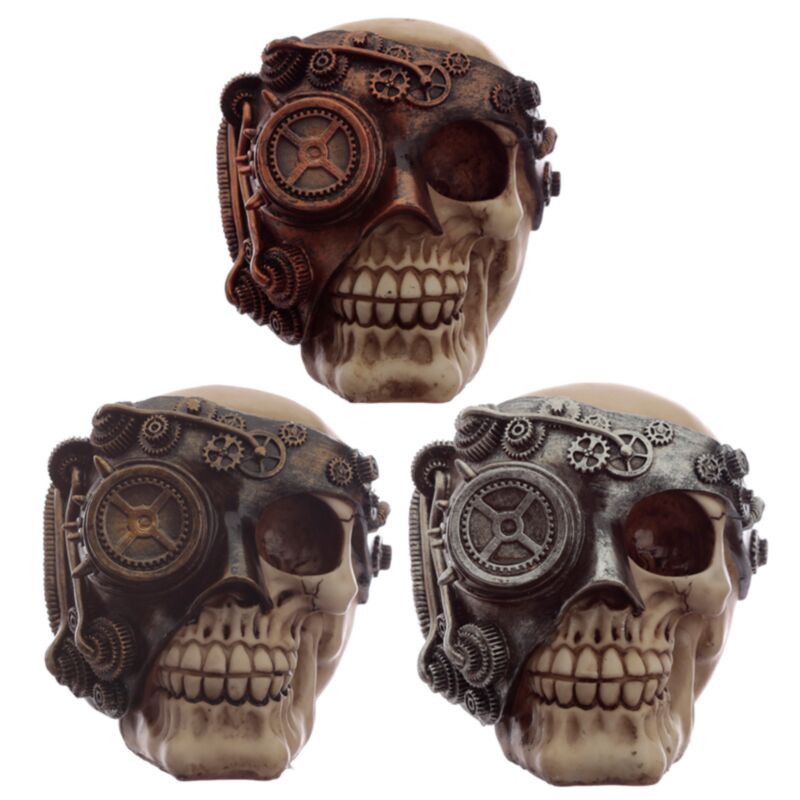 Steampunk kraniehoved hjemmetilbehør
