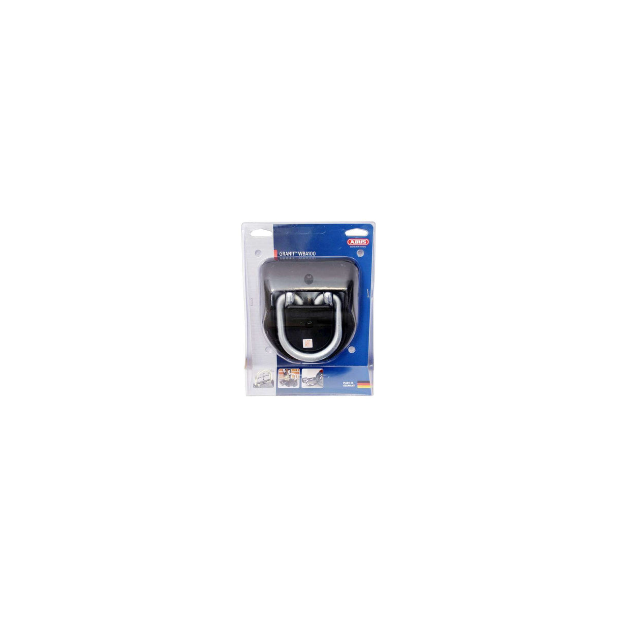 Abus WBA100 Wall - Floor Anchor Lock - Sort