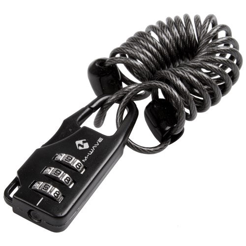 M-Wave Mini-cifret-slot 120 cm 3mm hjelmlås