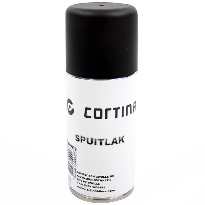 Cortina spraymaling uzz0001 sort mat 150ml