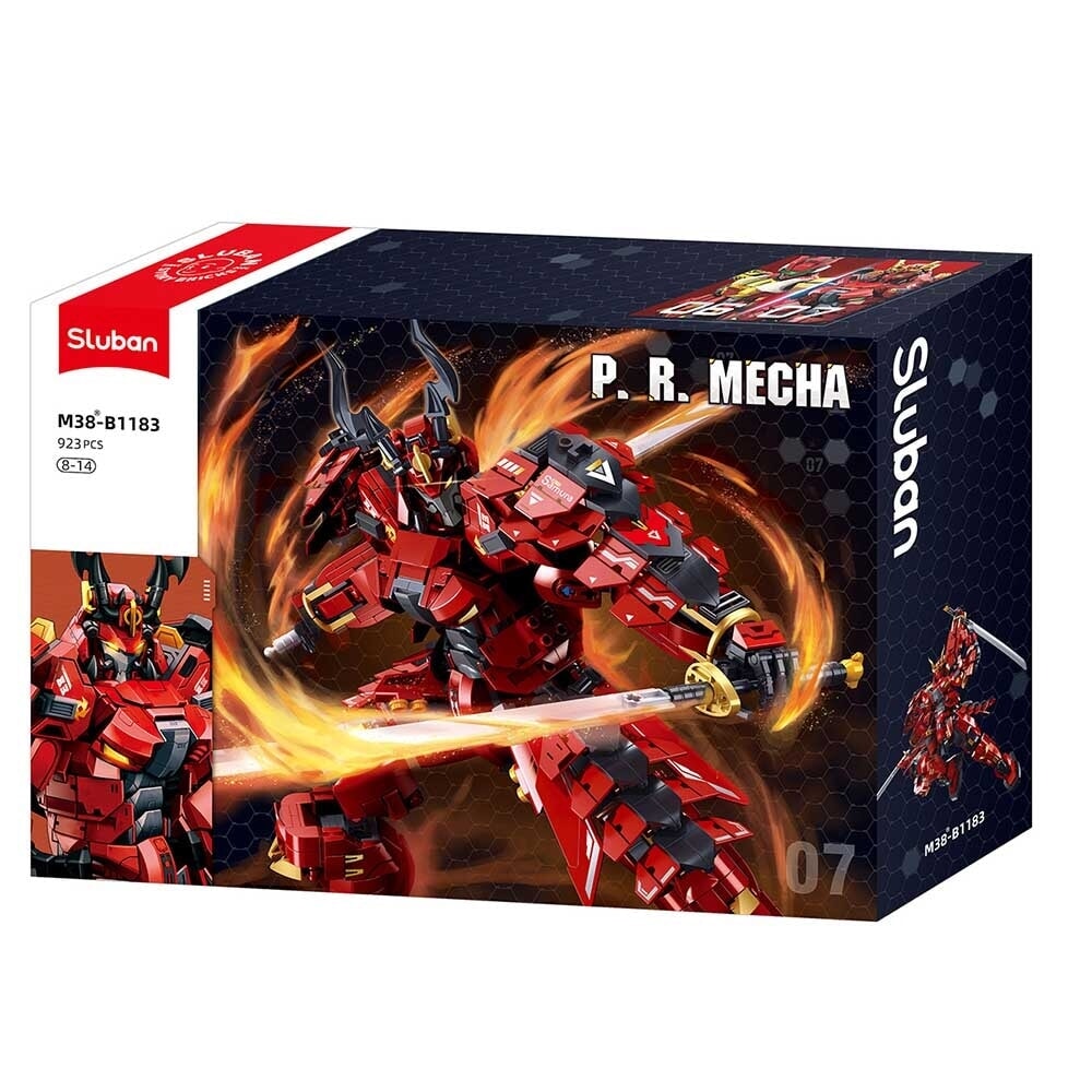 Sluban p.r. mecha rød sort (m38-b1183)