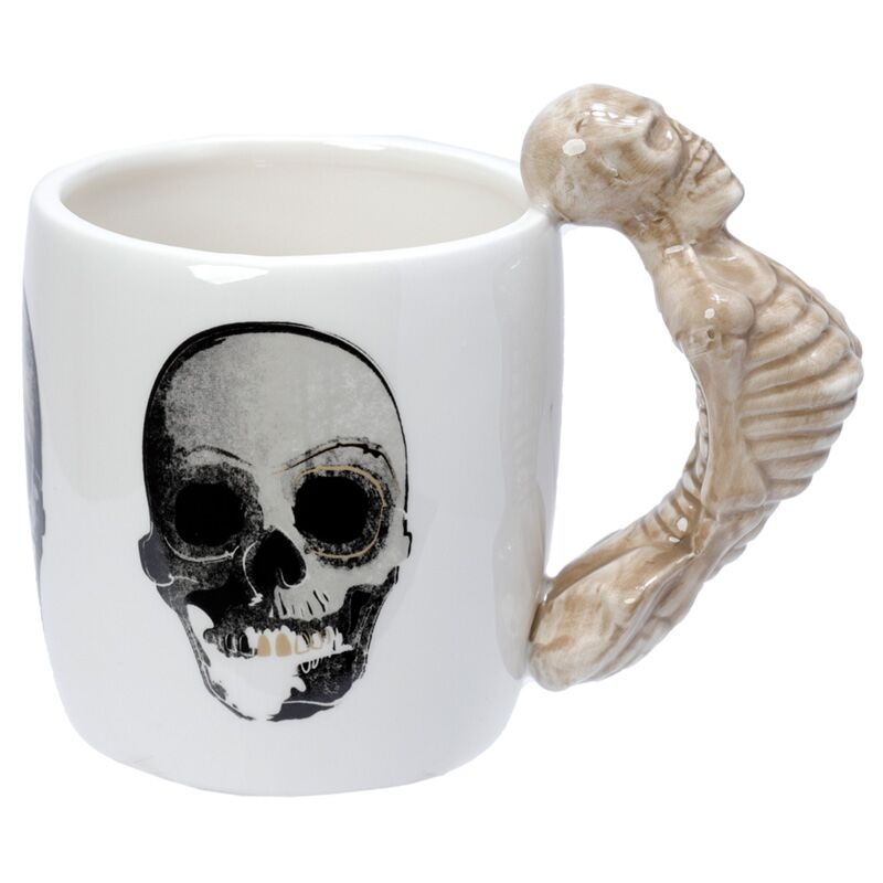 Skeleton - formet keramisk krus