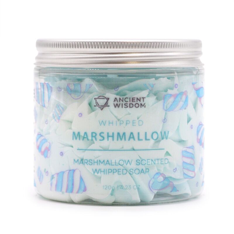 Marshmallow krukke med pisket sæbe body wash