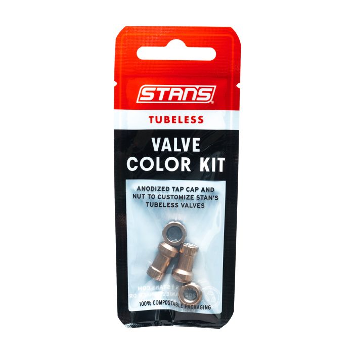 Stans Stan's tubeless ventil farvesæt - kobber