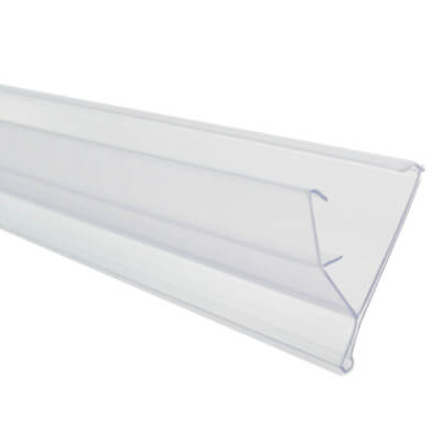 Priskortholder med klik -system - 100x4 cm