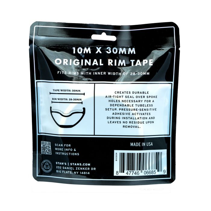 Stans fælgtape (10m) - 30mm