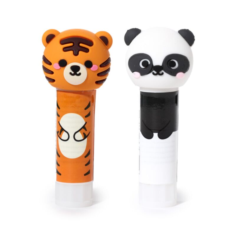 Adoramals vilde dyr tiger panda limstift
