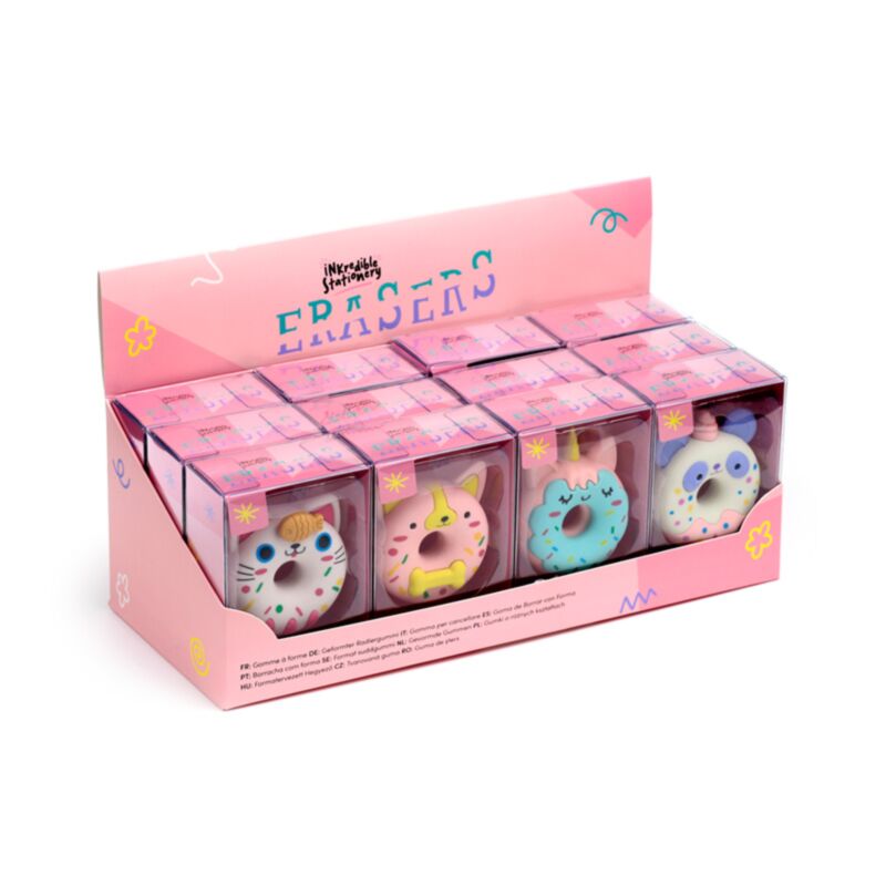 Unicorn donut gum i æske