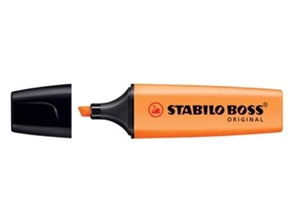 Abi tekstmarkør stlo boss orignal orange 2-5 mm skrå spids