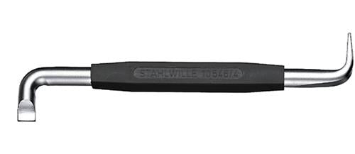 Stahlwille slidsskruetrækker vinklet 0,8x4mm