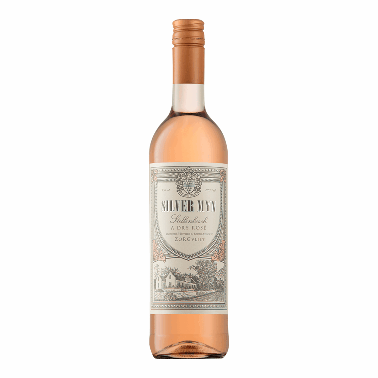 Sølvmine vine rose (0,75 liter)