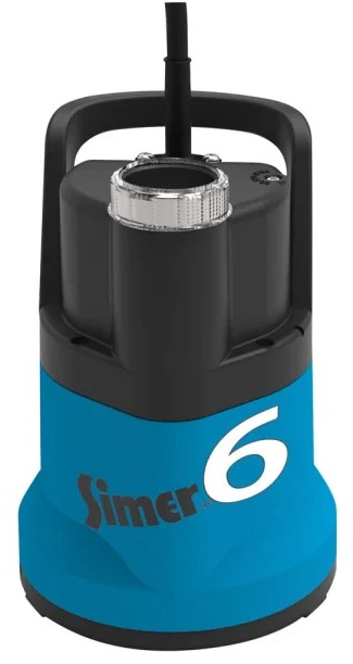 Simer 6 dykpumpe (fladsug) 100 l min