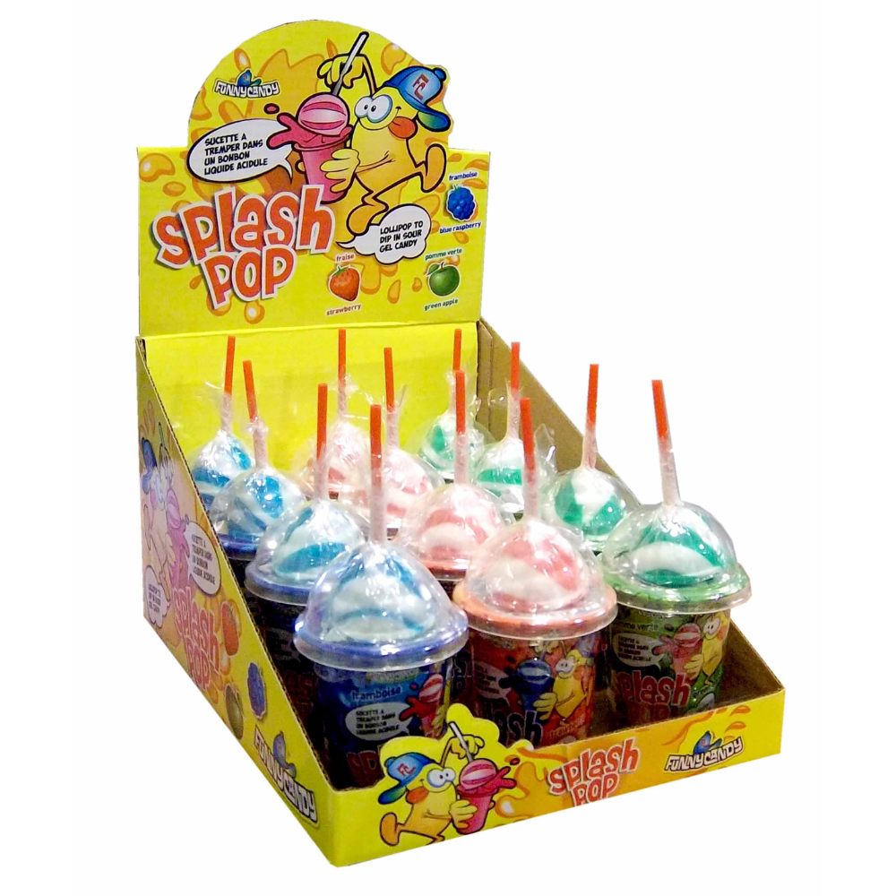Sjov slik splash pop (12x 72gr)