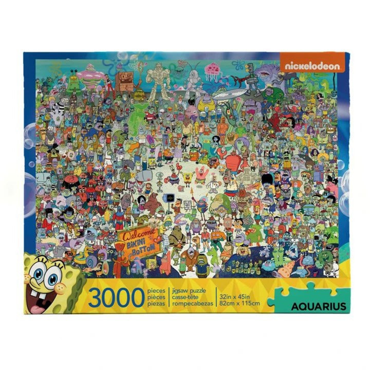SvampeBob puslespil med bikiniunderdel (3000 brikker)