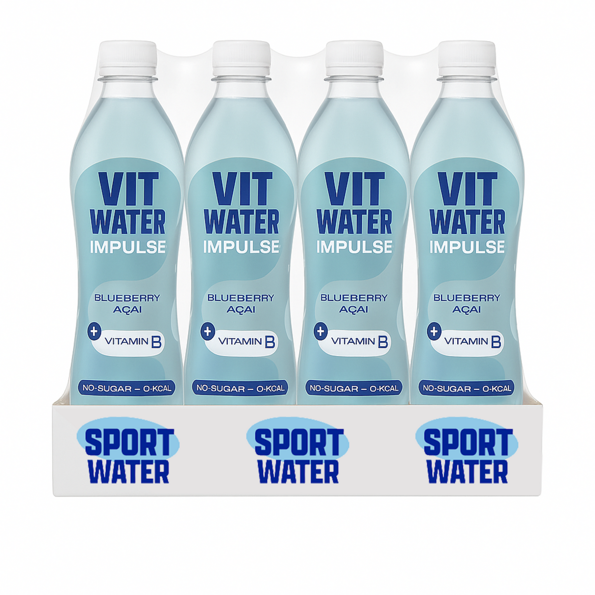 Sportsvand vitwater impulshætte (12x 500ml)