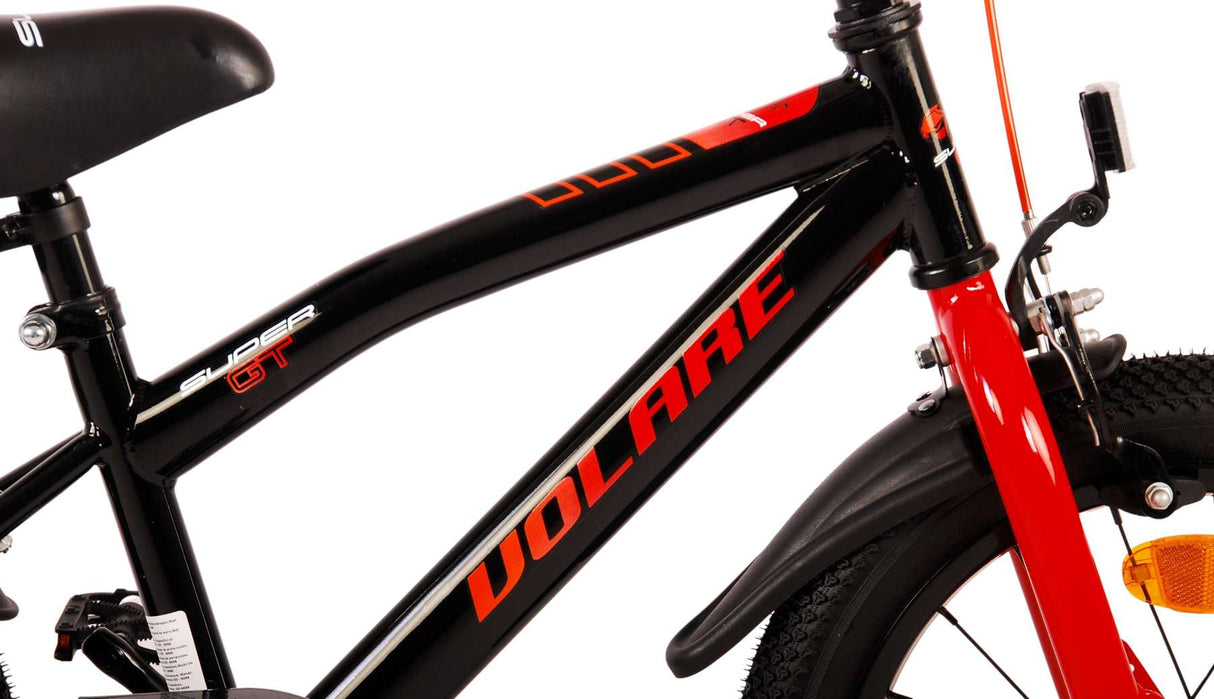 Volare Super GT Børnecykel - drenge - 16 tommer - rød