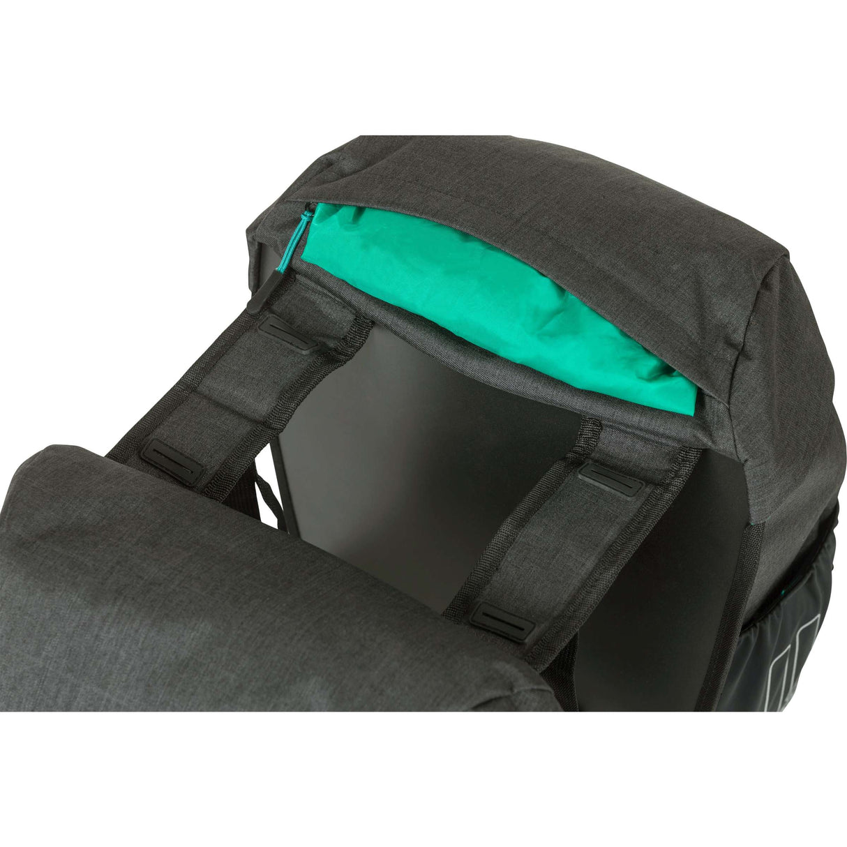 Basild Discovery365d Double Bicycle Bag Black Melee